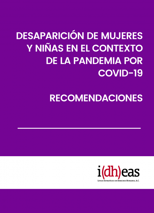 Desaparición de niñas y mujeres en el contexto de la pandemia por Covid-19