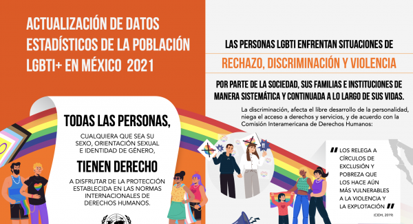 DATOS ESTADÍSTICOS DE LA POBLACIÓN LGBTI+ EN MÉXICO 2021